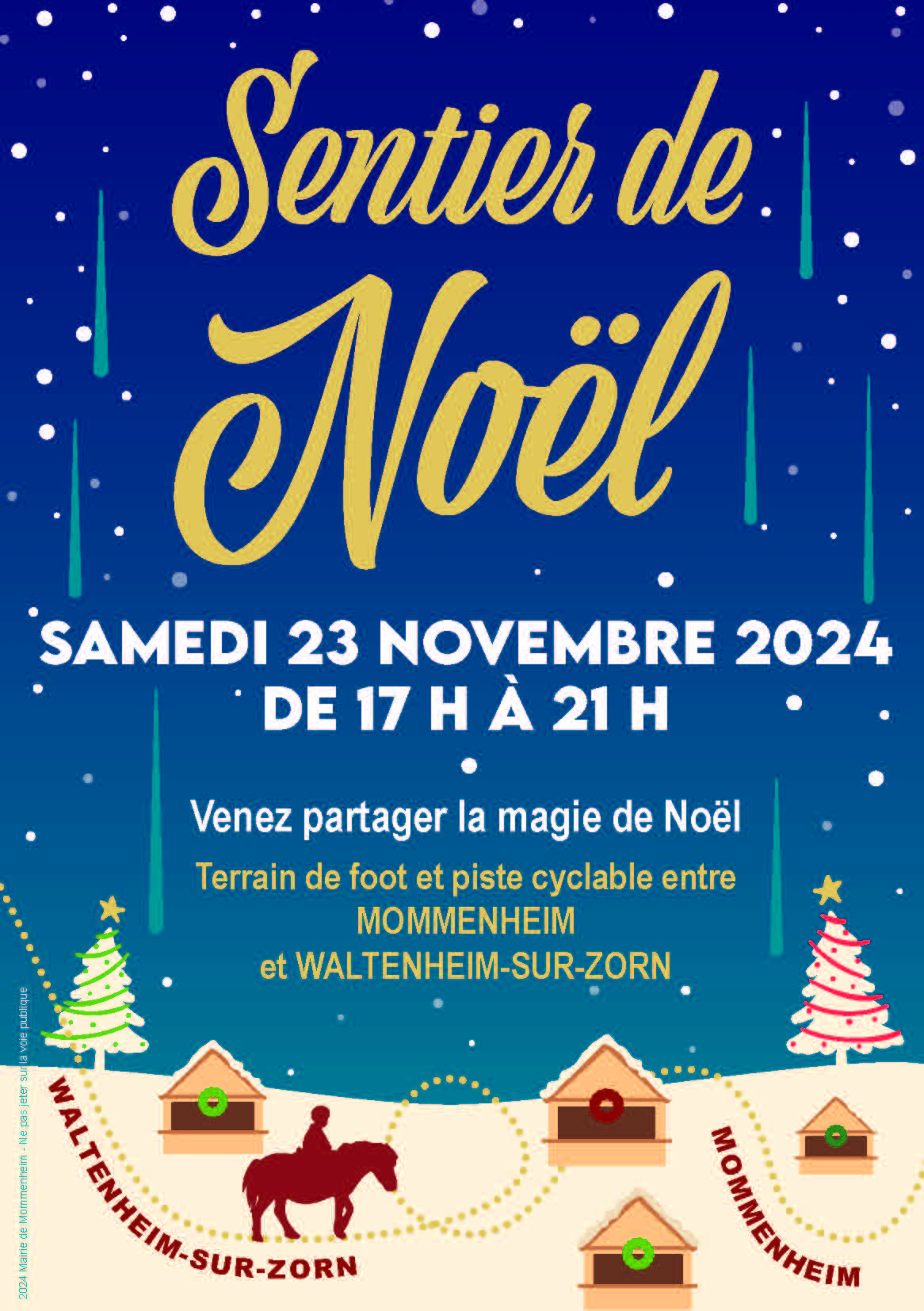 Sentier et marché de Noël