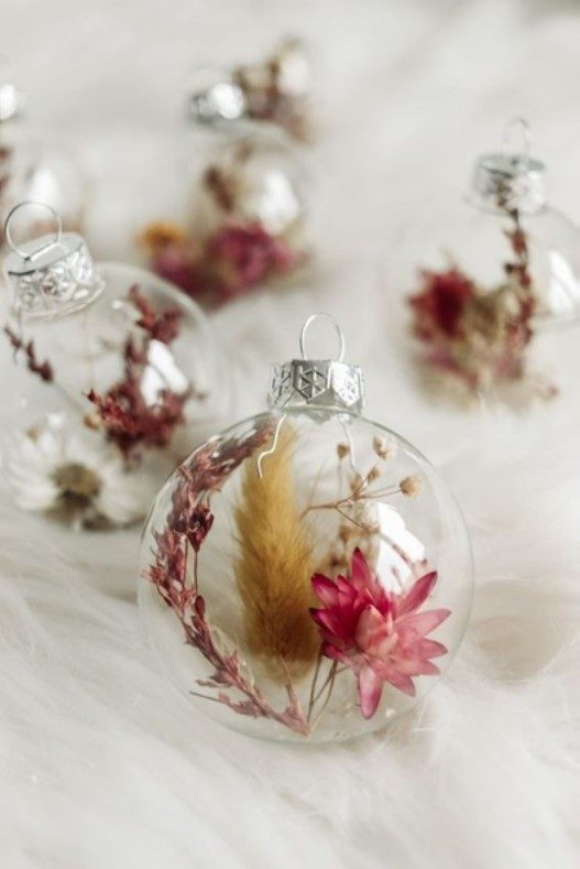 Atelier de Noël : Création de Boules de Noël en Fleurs Séchées avec Hanapoé (adulte)