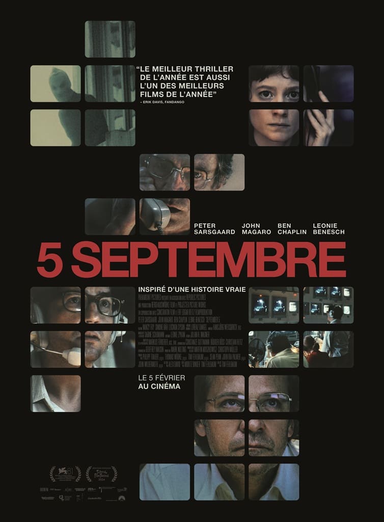 Cinéma : 5 septembre